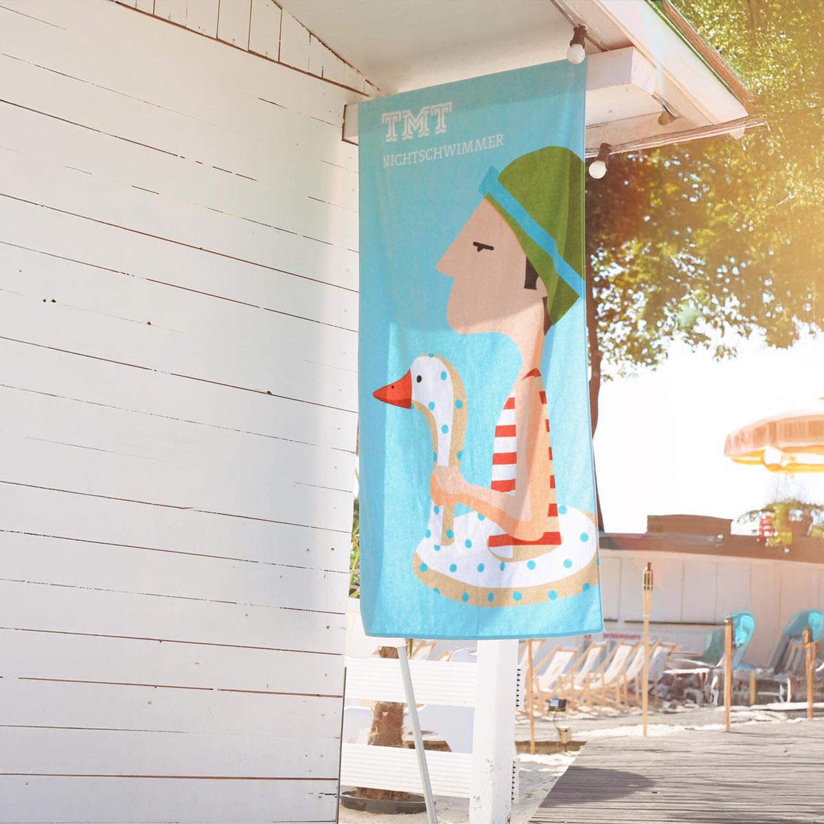 Flauschiges Badetuch