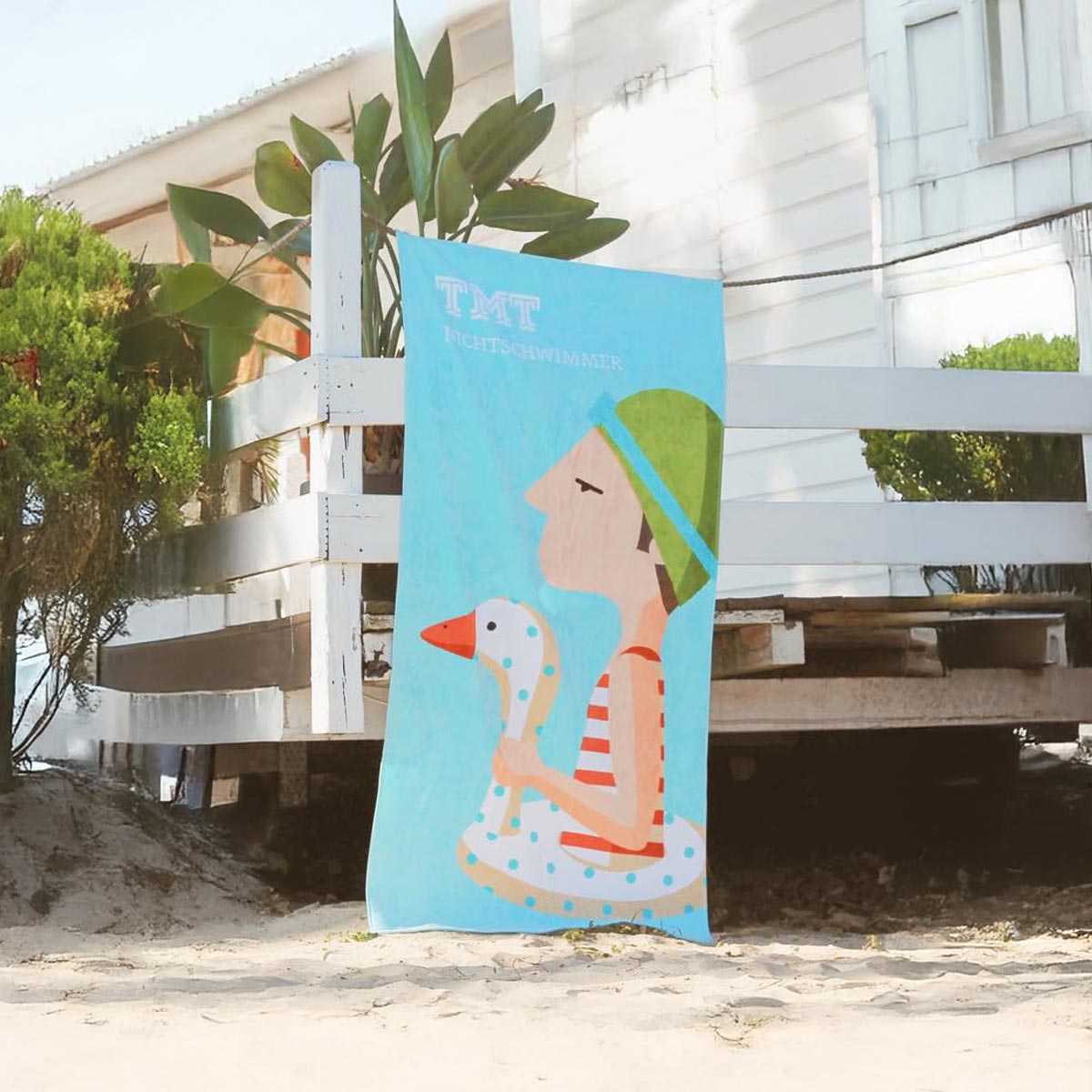 Flauschiges Badetuch