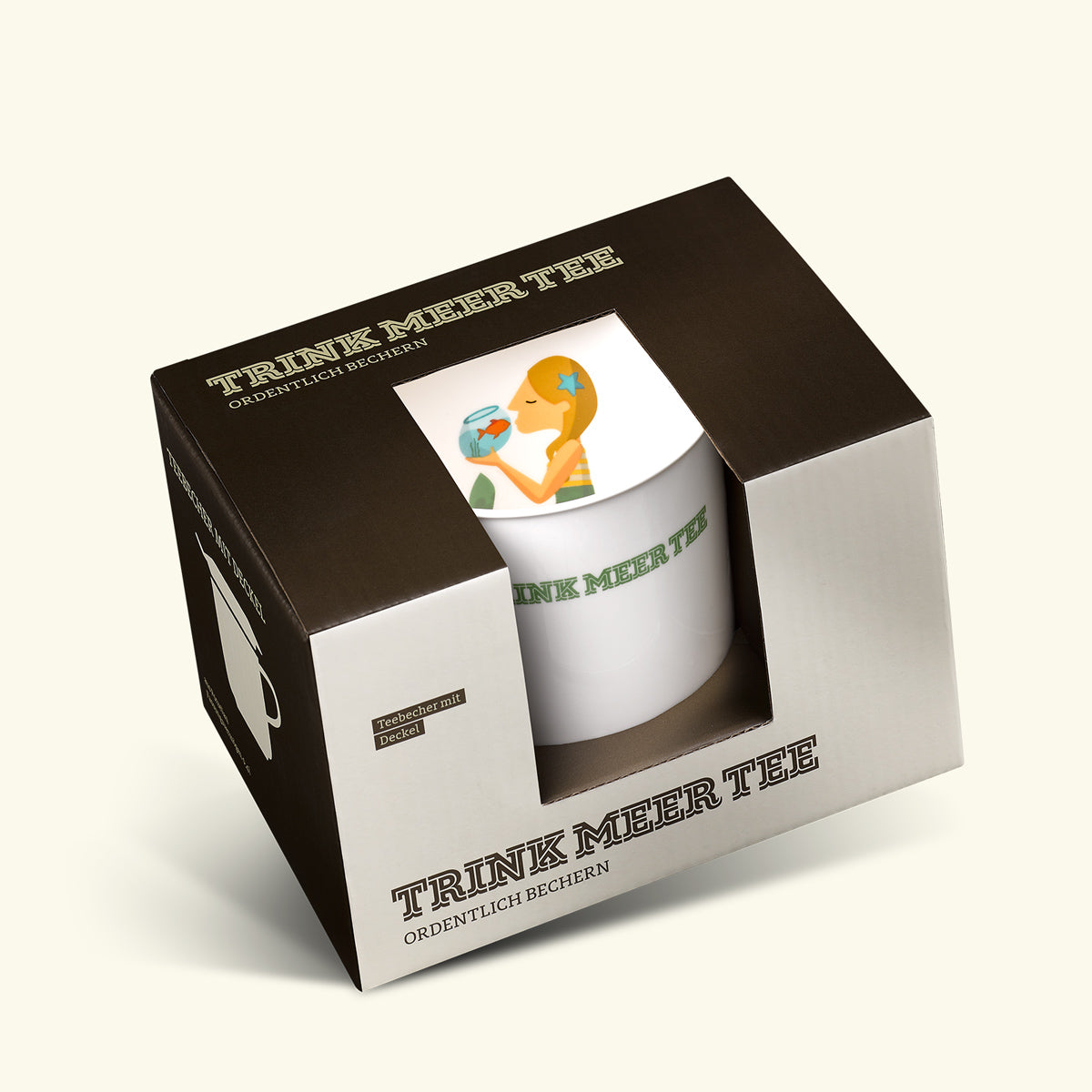 Wogen glätten Teebecher