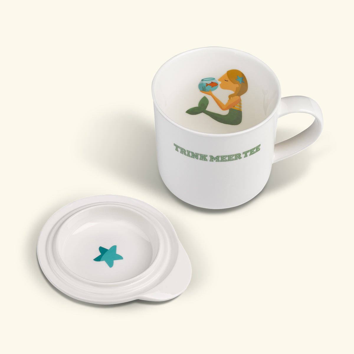 Wogen glätten Teebecher